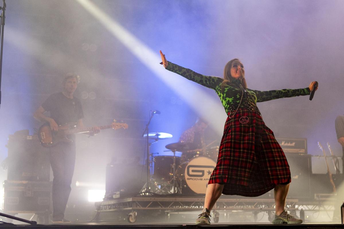 Pictures from Camp Bestival 2021 at Lulworth Castle. Photos of Groove Armada by rockstarimages.co.uk. 