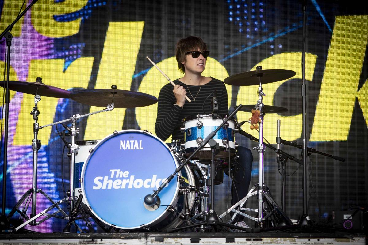 Pictures from Camp Bestival 2021 at Lulworth Castle.  Photos of The Sherlocks by rockstarimages.co.uk. 