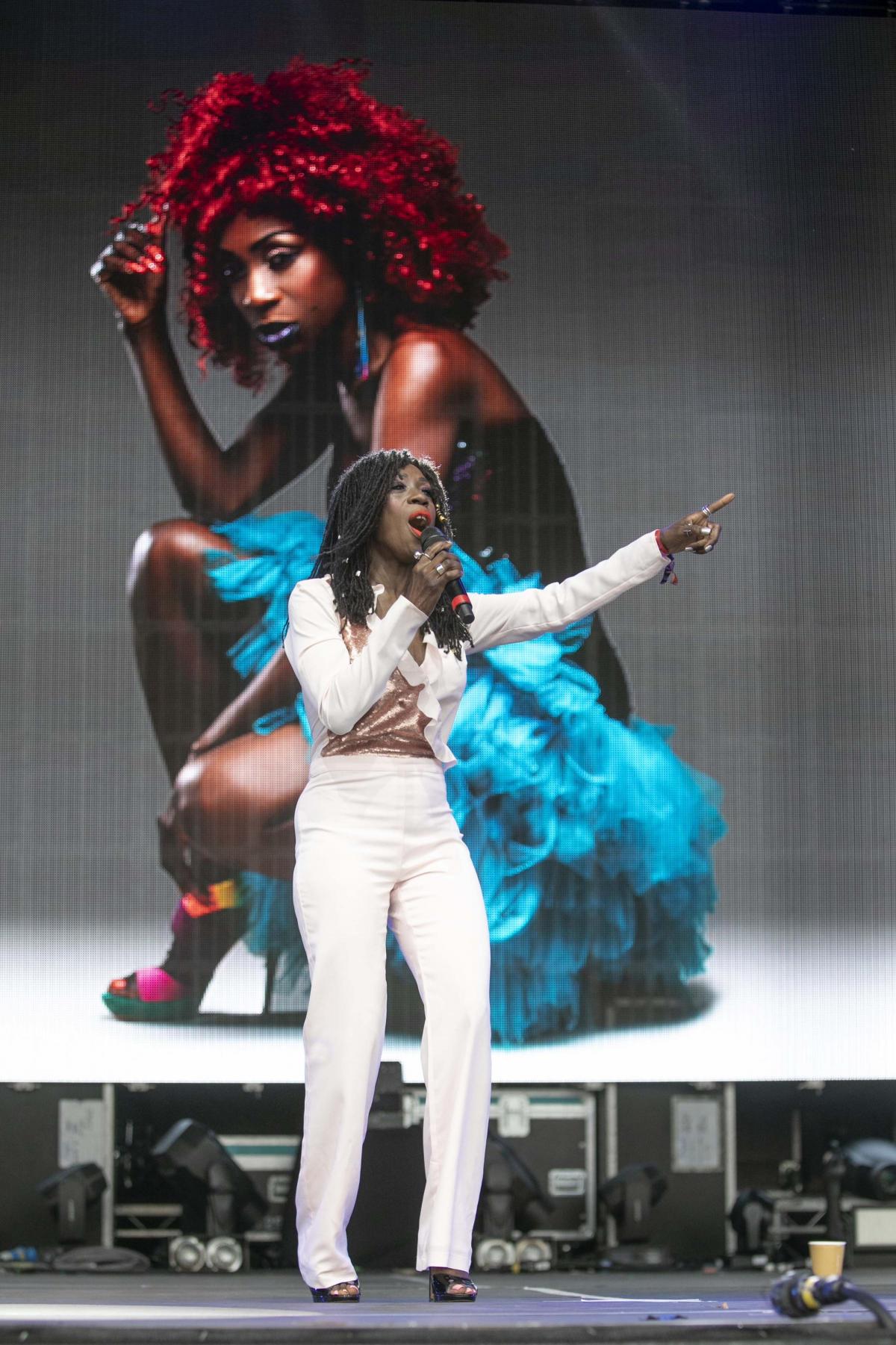 Pictures from Camp Bestival 2021 at Lulworth Castle.  Photos of Heather Small by rockstarimages.co.uk. 