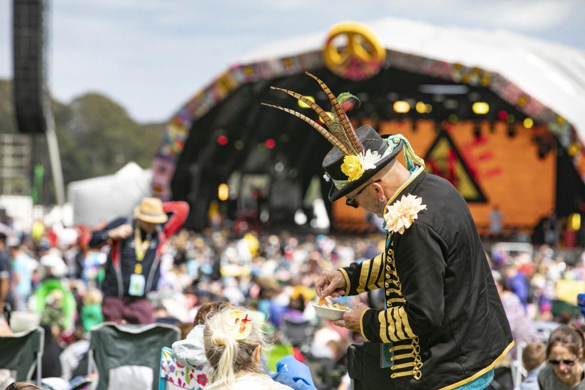 Pictures from Camp Bestival 2021 at Lulworth Castle.  Photos of the crowd by rockstarimages.co.uk. 