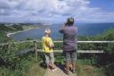 Visitors at Durlston Country Park