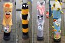 The Easter faces are bringing joy to the seafront in Weymouth