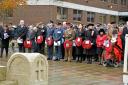 From the Remembrance Day parade and service held in Basingstoke