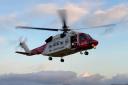 The Coastguard helicopter was spotted flying over the River Hamble on Tuesday morning.