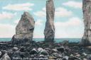 Old Harry Rocks - from old postcard..