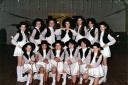 Solent Strutters majorettes in the 1970s or 1980s.