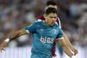 Bournemouth's Evanilson in action against West Ham United's Max Kilman during the Carabao Cup