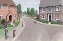 Artist's impression of the new homes