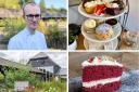 Kimbridge Barn Head Chef Harry Nowell and some of his sweet delights