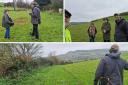 Work on Chideock path to Bridport