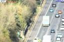 One lane closed after crash on M3 causes major delays