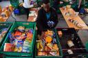 Bradford Central Food Bank has lots of different items ready to be packed into bags