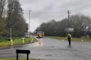 Portsmouth Road near Grange Road in Southampton is partially closed after a power cable fell