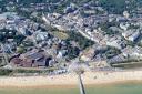 Bournemouth Pier, seafront and the Bournemouth town centre