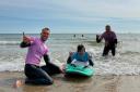 'Everybody deserves a chance to catch a wave' Para surfing event in Bournemouth