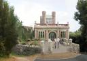 Durlston Castle, the centrepiece of Durlston Country Park and National Nature Reserve near Swanage..