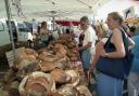 French market in Poole - September 11, 1999..