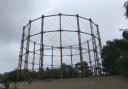 The gas holder was demolished in 2019.