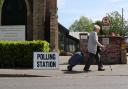 Voters at the Christchurch Road polling station in Ringwood. ..