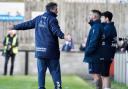 Poole Town boss Tom Killick, left (Pictures: Jon Ashworth)