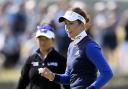 England's Georgia Hall after finishing their second round during day two of the AIG Women's Open at Carnoustie. Picture date: Friday August 20, 2021. See PA story GOLF Women. Photo credit should read: Ian Rutherford/PA Wire.
RESTRICTIONS: Use