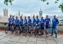 A group of employees and friends of Edens Landscapes took on the mighty challenge of cycling just over 140-miles from Edens’ headquarters in West Parley to Big Ben in Westminster, raising over £10,000 for Dorset Mind.