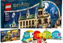 Lego Harry Potter, City stunt tuck and My First Train sets. Credit: LEGO