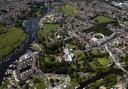 An aerial view of Christchurch