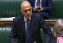 Health Secretary Sajid Javid updating MPs on the governments coronavirus plans, in the House of Commons, London. (PA)