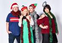 Undated BBC handout photo of (left to to right ) Hames Corden as Neil 'Smithy' Smith, Joanna Page as Stacey Shipman, Mathew Horne as Gavin Shipman and Ruth Jones as Nessa Jenkins who starred in the Gavin & Stacey's Christmas special.