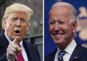 Donald Trump and Joe Biden Image: PA