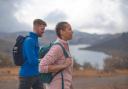 A man and a woman hiking. Credit: Craghoppers