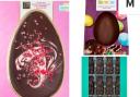 Healthier chocolate eggs. Credit: Tesco and Aldi