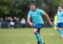 Christer Warren during the Emma Bailey fund raising match played at Fawcetts Field, New Milton, Hampshire on Sunday 29th April 2018.  (Picture:Simon Carlton).