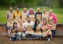 The GBBO bakers for 2022. L-R: (back) James, Abdul, Janusz, Carole, Kevin, William, Dawn (front) Maisam, Rebs, Sandro, Maxy, Syabira. Picture: Mark Bourdillon / Love Productions