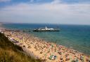 A general view of Bournemouth beach