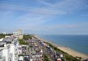 The Red Arrows on day three of Bournemouth Air Festival 2023