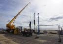 The Portal sculpture was removed from Bournemouth Beach on Thursday, October 5.