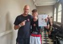 Dan Scott, coach at Parkstone ABC, and Sonny Lindsay