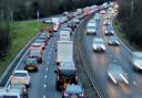 Delays after three car pileup on A31 Westbound