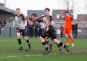 Action from Wimborne Town v Bemerton Heath Harlequins