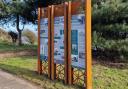 Three totems have been installed at Steamer Point.