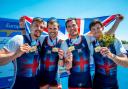 GB Men's four, Matt Aldridge, Freddie Davidson, Oli Wilkes, and David Ambler