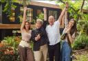 Chris with his family celebrating the Omaze win