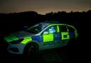 Dorset Police car out on patrol during operation Galileo