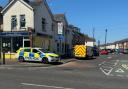 Police and forensics in Wimborne Road, Moordown