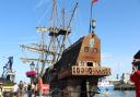 PICTURES: 17th century Spanish ship docks at Poole Quay