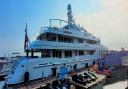 Superyacht that sold for more than €42million moored in Poole