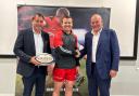 Matthew Barker (L) and Richard Carr (R) have joined forces with Drew Mellor to buy Bournemouth Rugby Club