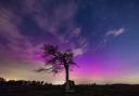 Hang captured the shower at the northern lights in  the New Forest.